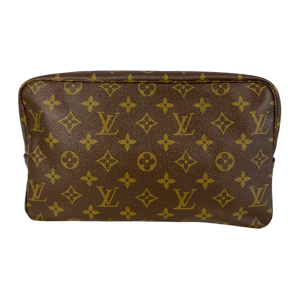 Louis Vuitton Monogram Toilette 28 Vintage Made in France Travel Pouch Bag